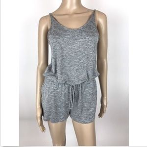 grey short romper